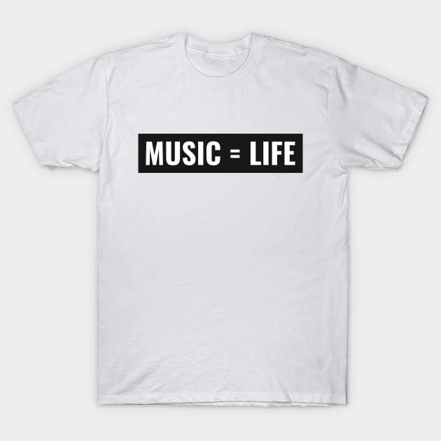 music is life T-Shirt by Harrington Supply Co.